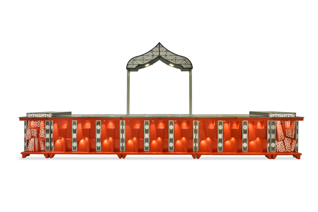 Crimson Peak Buffet Counter by Venue Transform