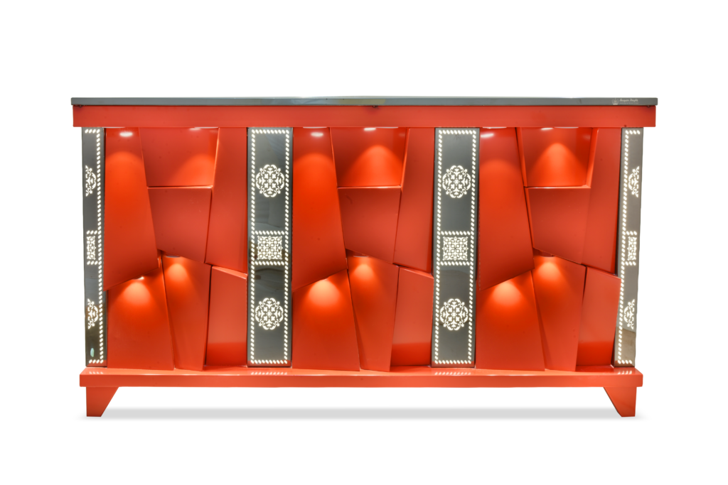 Crimson Peak Buffet Counter by Venue Transform
