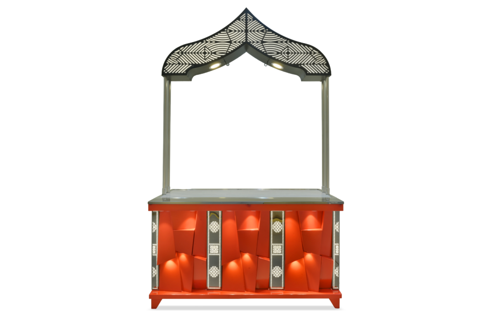 Crimson Peak Buffet Counter by Venue Transform