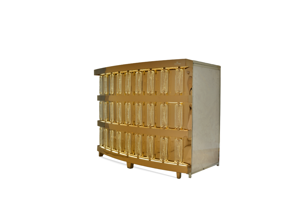 Ivory Arc Bar Counter by Venue Transform