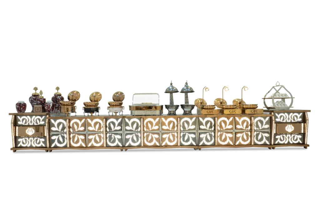 Star Lattice Buffet Counter by Venue Transform