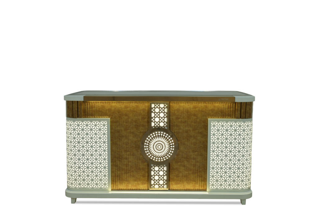 Rose Crown Buffet Counter by Venue Transform