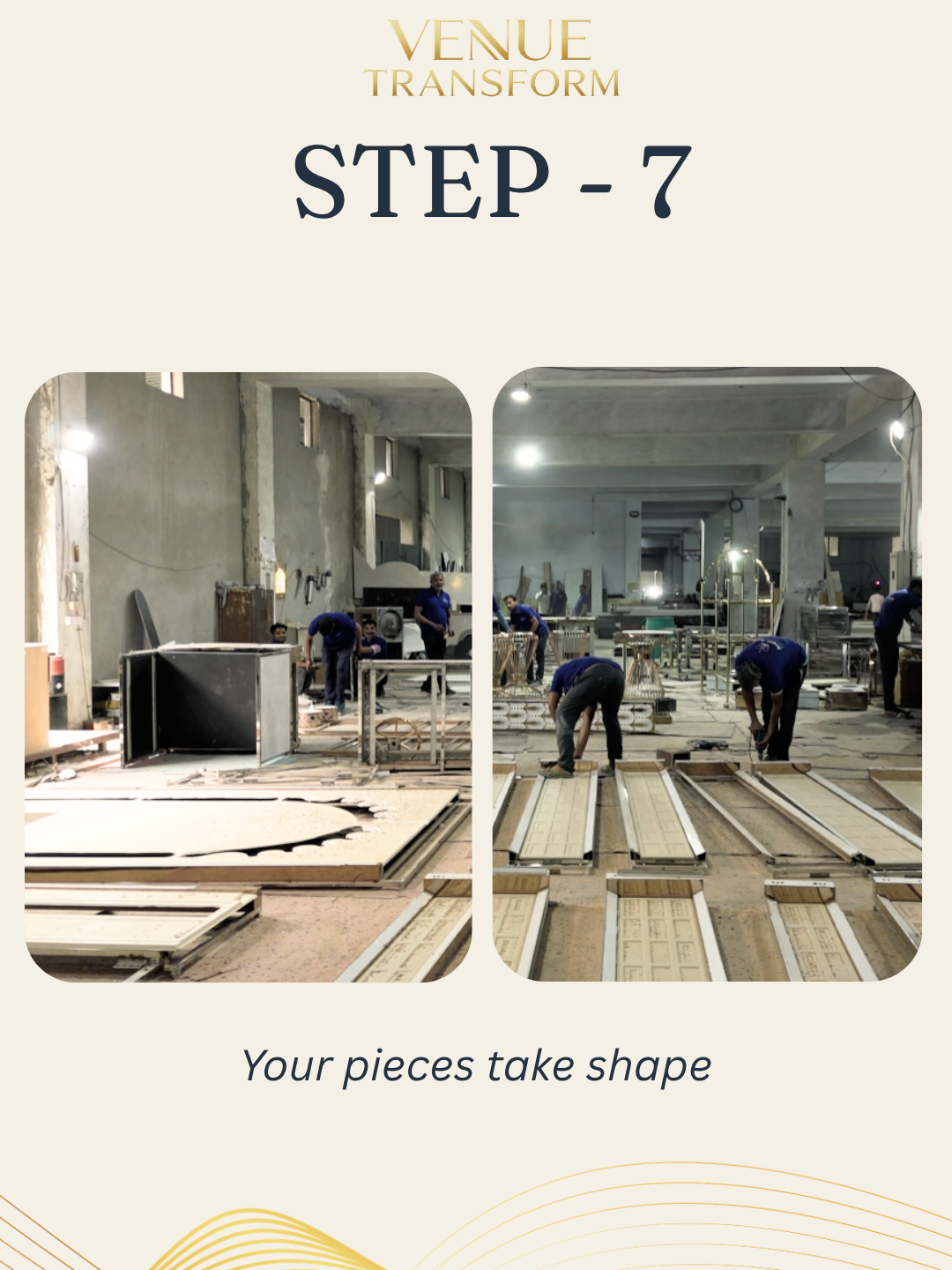 Your pieces take shape