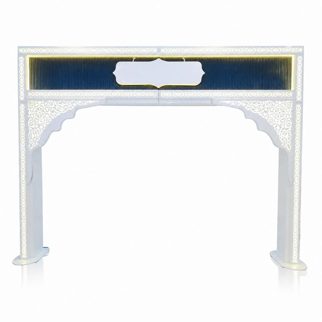 Pearl Canopy Cart Counter by Venue Transform