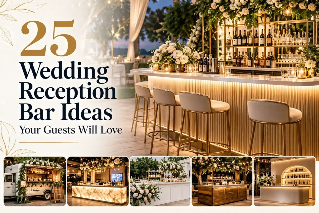 25 Wedding Reception Bar Ideas Your Guests Will Love