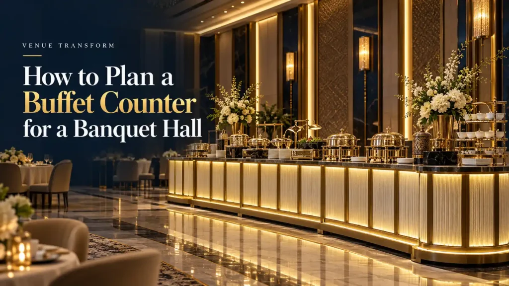 How to Plan a Buffet Counter for a Banquet Hall