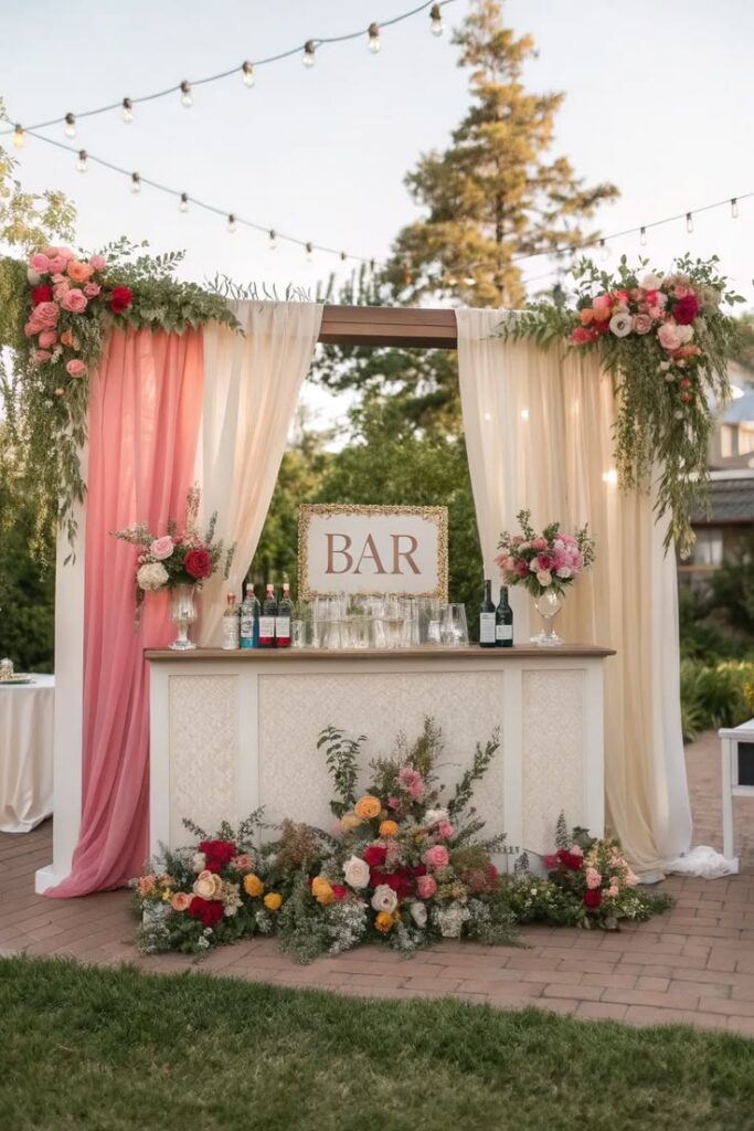 Floral Wrapped Bar