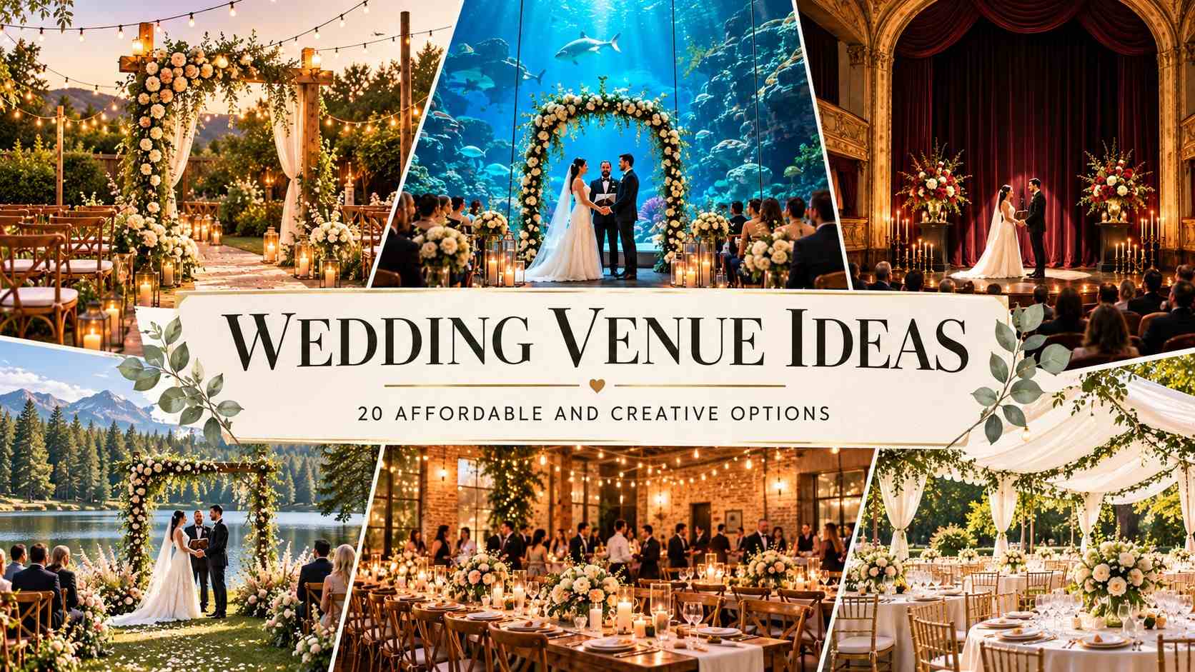 Wedding Venue Ideas: 20 Affordable and Creative Options