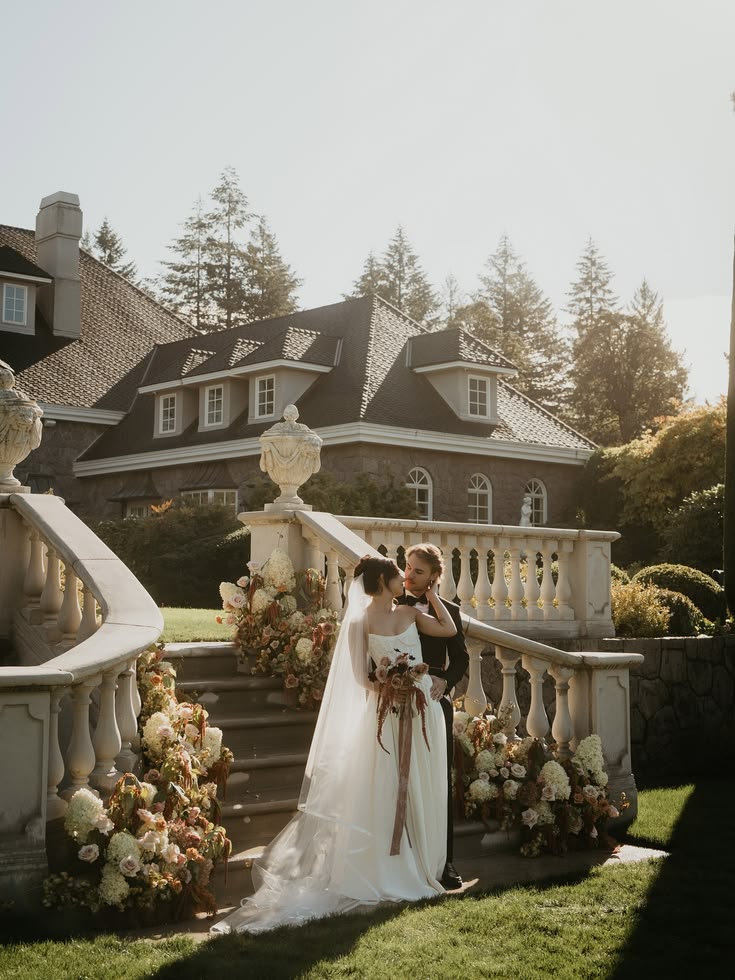 Wedding at a historic mansion